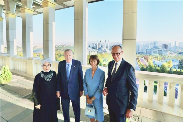 Cumhurbaşkanı Erdoğan, Almanya Şansölyesi Merz ile görüştü!..