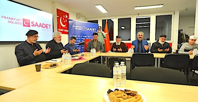 Hanau’da Merhum Ali Sak Dualarla Yadedildi!..