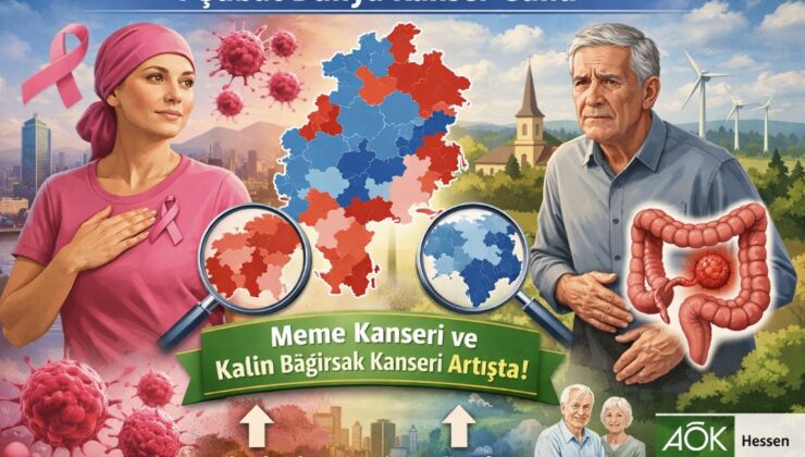 Hessen´de Meme ve prostat kanseri en sık görülen kanser türlerindir.