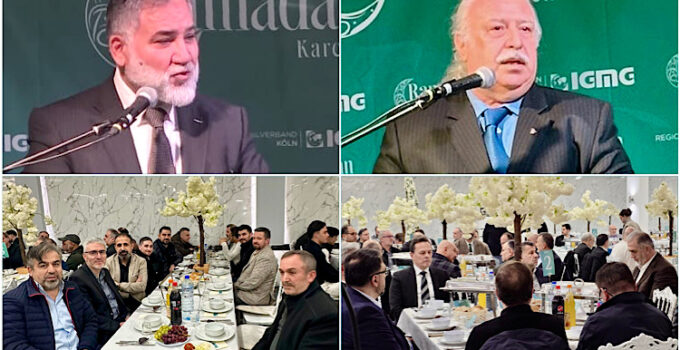 IGMG Köln Bölge İftarına Belediye Başkanı ve Siyasiler Katıldı