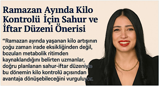 Ramazan’da Kilo Almadan Oruç Tutmak