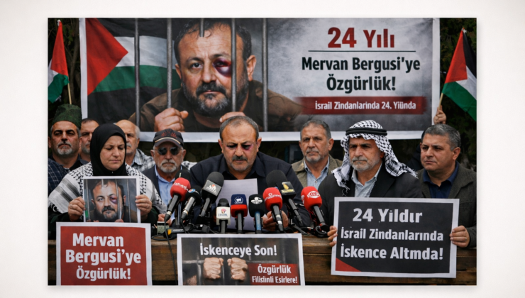 Filistin direnişinin sembol ismi Bergusi’nin İsrail hapishanesinde işkencelere maruz kaldığı belirtildi