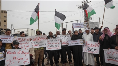 Gazze’de Mescid-i Aksa’nın kapalı tutulması ve İsrail’in idam yasası protesto edildi