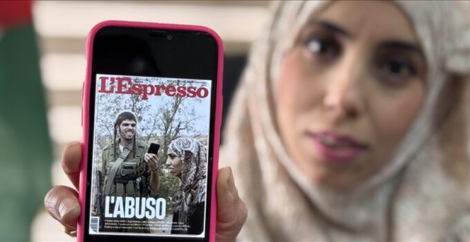 İtalyan L’Espresso dergisinin kapağında yer alan Filistinli kadın: Çocuklarım artık yalnız uyumaya korkuyor