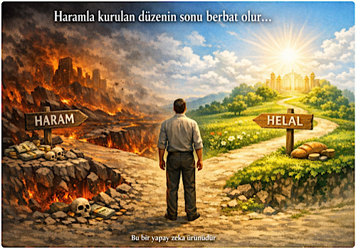 Haram ile âbâd olanın sonu berbat olur