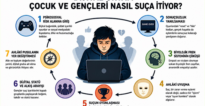 Dijital Dünya Gençleri Suça Nasıl Sürüklüyor? Uzmanlardan Çarpıcı Model