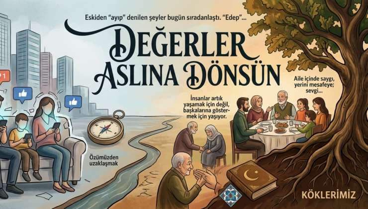 Değerler Aslına Dönsün
