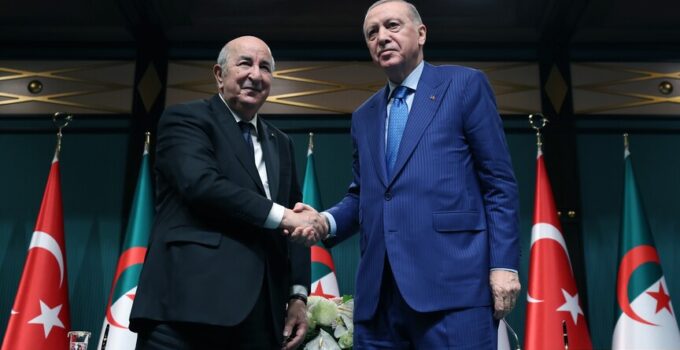 Cumhurbaşkanı Erdoğan: Cezayir’le işbirliğimizi birçok stratejik alanda geliştirmekte kararlıyız