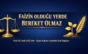 Faizin olduğu yerde bereket olmaz!..
