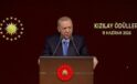 Cumhurbaşkanı Erdoğan: Kızılay gönül coğrafyamızdaki kardeşlerimizin hafızalarına kazınmıştır