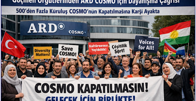 500’den Fazla Kuruluştan ARD’ye Çağrı: COSMO Kapatılmasın, Güçlendirilsin
