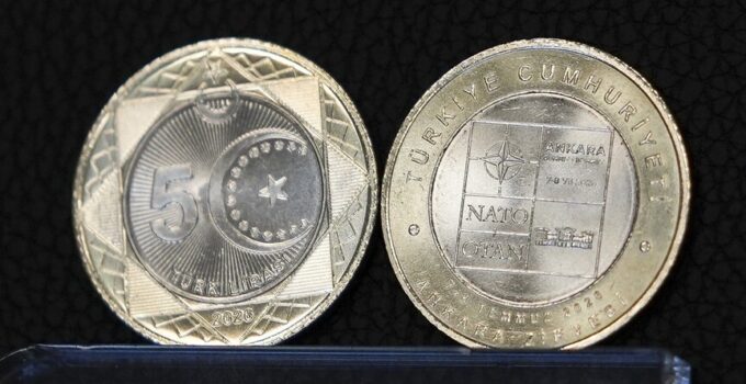 Ankara’daki NATO Zirvesi anısına tedavülde kullanılacak özel 5 lira basıldı