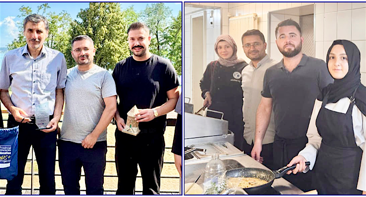 Kayserili öğrenciler Erasmus+ ile Avrupa gastronomisini Yerinde öğreniyor