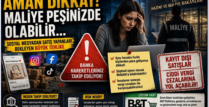 Sosyal Medya Satıcılarına Vergi Alarmı: Bankalar Şüpheli İşlemleri Mercek Altına Aldı