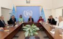Kıbrıs’ta BM Genel Sekreteri Guterres öncülüğünde ara bölgedeki üçlü görüşme yapıldı