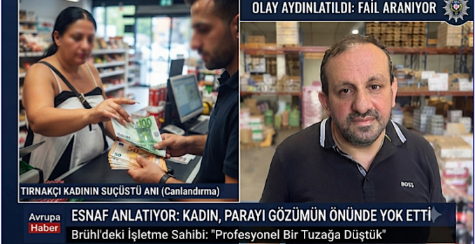 Almanya’da Türk Marketine “Tırnakçı” Şoku: Aynı İş Yerini İkinci Kez Soydular!