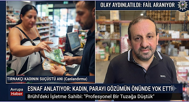 Almanya’da Türk Marketine “Tırnakçı” Şoku: Aynı İş Yerini İkinci Kez Soydular!