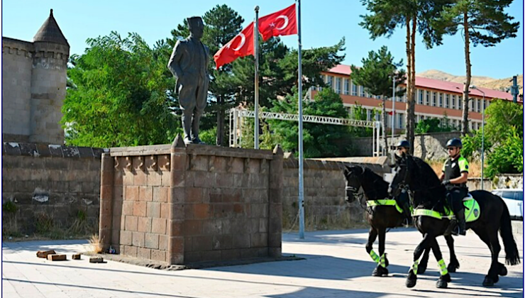 Atlı Polis Birliği, Malazgirt Zaferi’nin 955. yıl dönümü etkinlikleri için Bitlis’t
