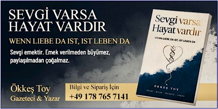 Ökkeş TOY’dan Gündem Olacak Kitap: “Sevgi Varsa Hayat Vardır”