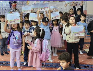 Minikler Okula Cami’den Dualarla Uğurlandı
