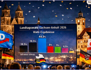 AfD Saksonya-Anhalt Seçimlerinde Rekor Sonuçla Birinci Parti Oldu, CDU Tarihi Çöküş Yaşadı
