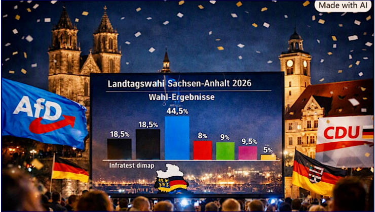 AfD Saksonya-Anhalt Seçimlerinde Rekor Sonuçla Birinci Parti Oldu, CDU Tarihi Çöküş Yaşadı