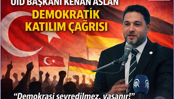 UID Başkanı Kenan Aslan’dan 20 Eylül seçimleri öncesi demokratik katılım çağrısı