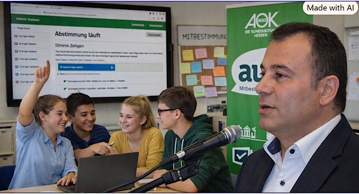 AOK Hessen’den Okullara Demokrasi Desteği: “aula” Projesi Başladı