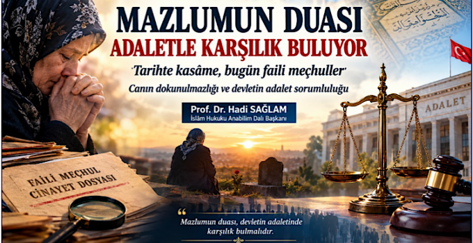 Mazlumun Duası Adaletle Karşılık Buluyor