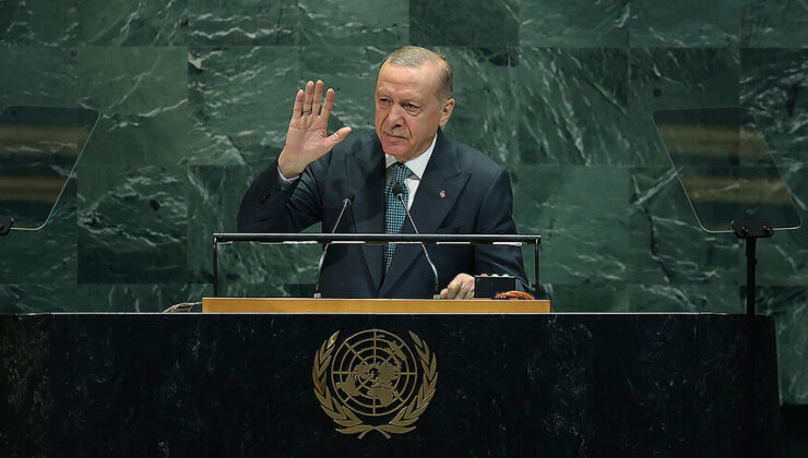 Cumhurbaşkanı Erdoğan, BM Genel Kurulu’nda yine Filistin’in sesi