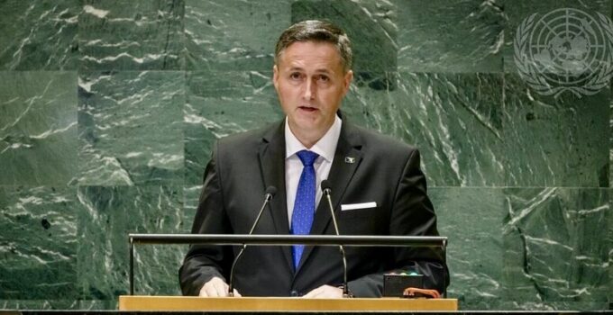 Boşnak lider Becirovic, BM 81. Genel Kurulu’nda Gazze’deki soykırıma dikkati çekti