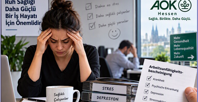 AOK Hessen: Ruh Sağlığı Sorunları İş Göremezlik Sürelerini Uzatıyor