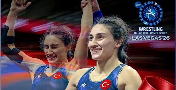 Milli güreşçi Şevval Çayır, 23 yaş altında dünya ikincisi oldu