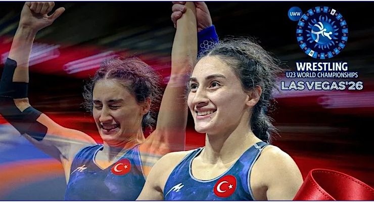 Milli güreşçi Şevval Çayır, 23 yaş altında dünya ikincisi oldu