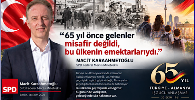 65 Yıllık Göç Hikâyesi: Macit Karaahmetoğlu’ndan Almanya’ya Mesaj: “Misafir Değil, Bu Ülkenin Emektarları”