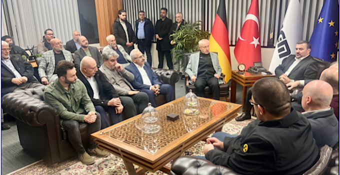 IGMG Genel Başkanı Kemal Ergün Köln Bölgesi Heyetini Kabul Etti